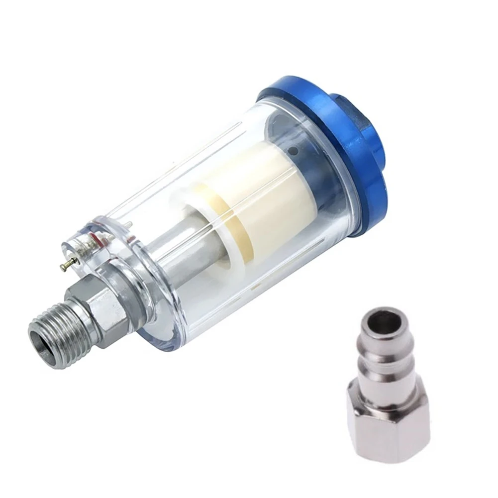 For Air Compressor Compressor Spray Filter 1/4 Inch Oil-Water Filter 1/4 Inch Thread Diameter Aluminum Alloy For Air Compressors