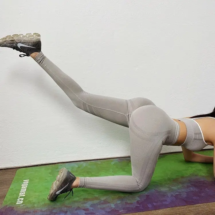 Woman Sexy Open Crotch Yoga Leggings Fitness Tank Tops Set Outdoor Sex Jogging Bike Clothing Hidden Zipper Crotchless Pants