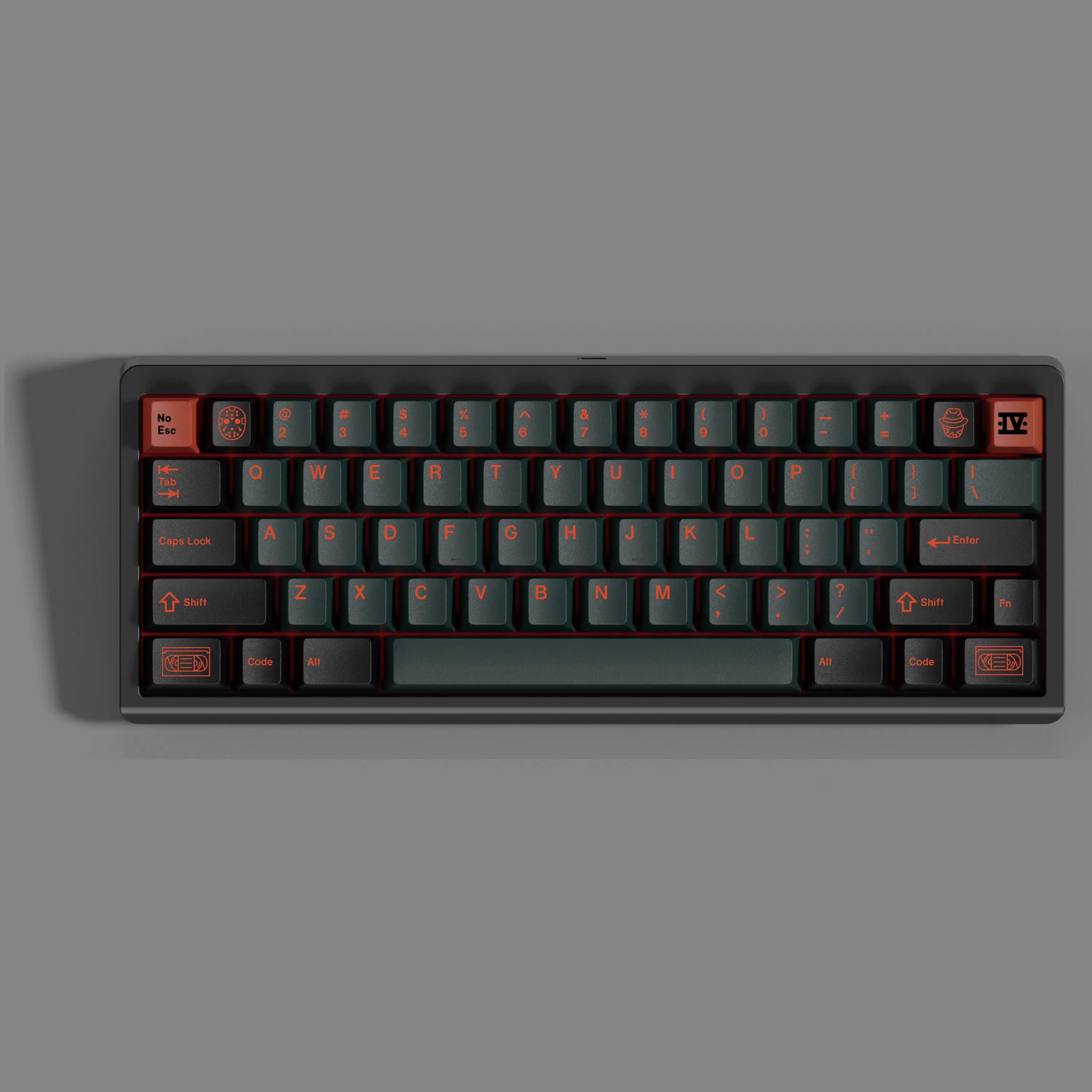 PBT Material Cherry Profile Keycaps Clone GMK Slasher Keycap Set For MX Mechanical Keyboard ALICE ISO 66 40 Layout Double B