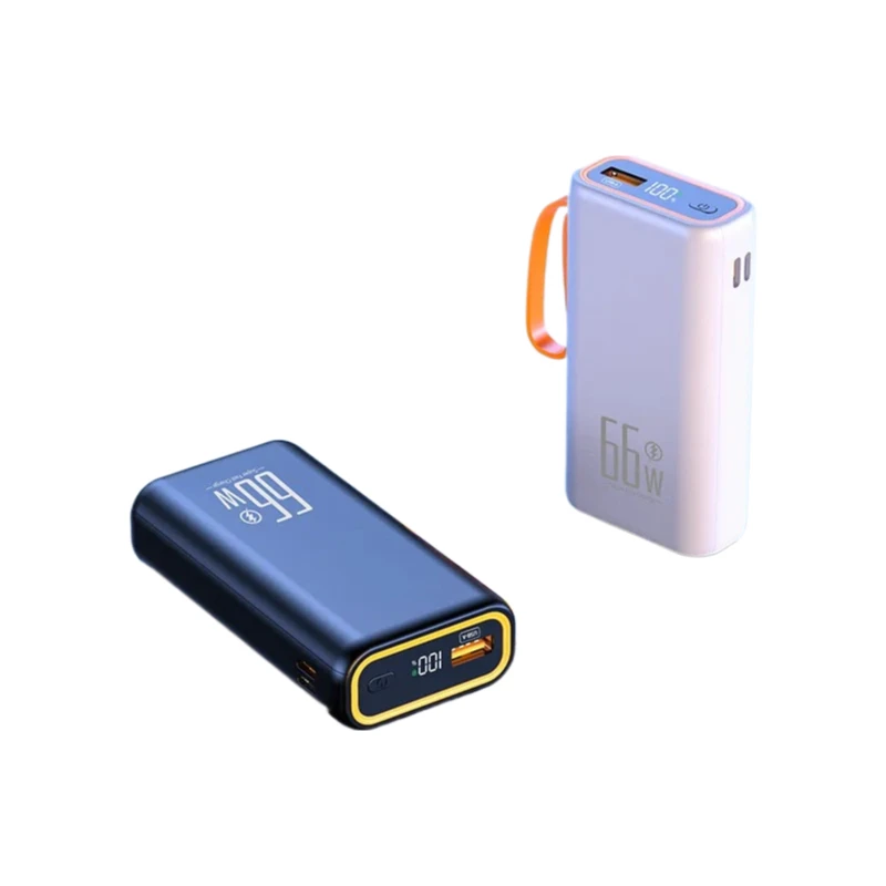 10000mAh Mini Power Bank Super Fast Charging 66W PD For iPhone Portable Charger External Battery Pack For Huawei For Samsung