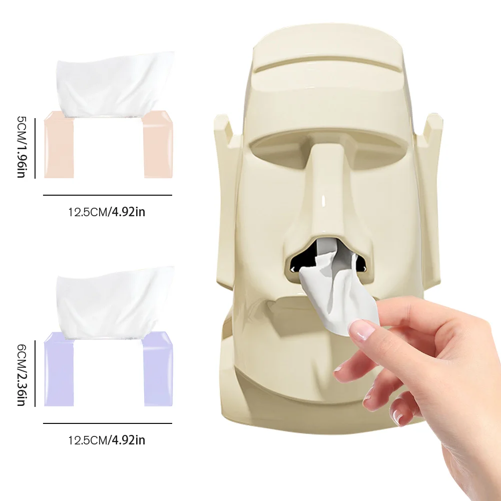 

Креативная каменная фигурка, коробка для салфеток, держатель для очков, подставка для гарнитуры, контейнер для салфеток, чехол для салфеток для домашнего офиса, украшение стола, подарок