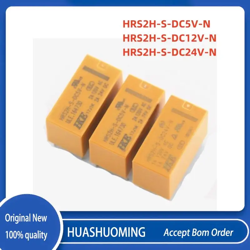 10Pcs/LOT  NEW  HRS2H-S-DC5V-N HRS2H-S-DC12V-N HRS2H-S-DC24V-N 8PINS 1A HRS2H S DC5V N   DC24V  DC12V