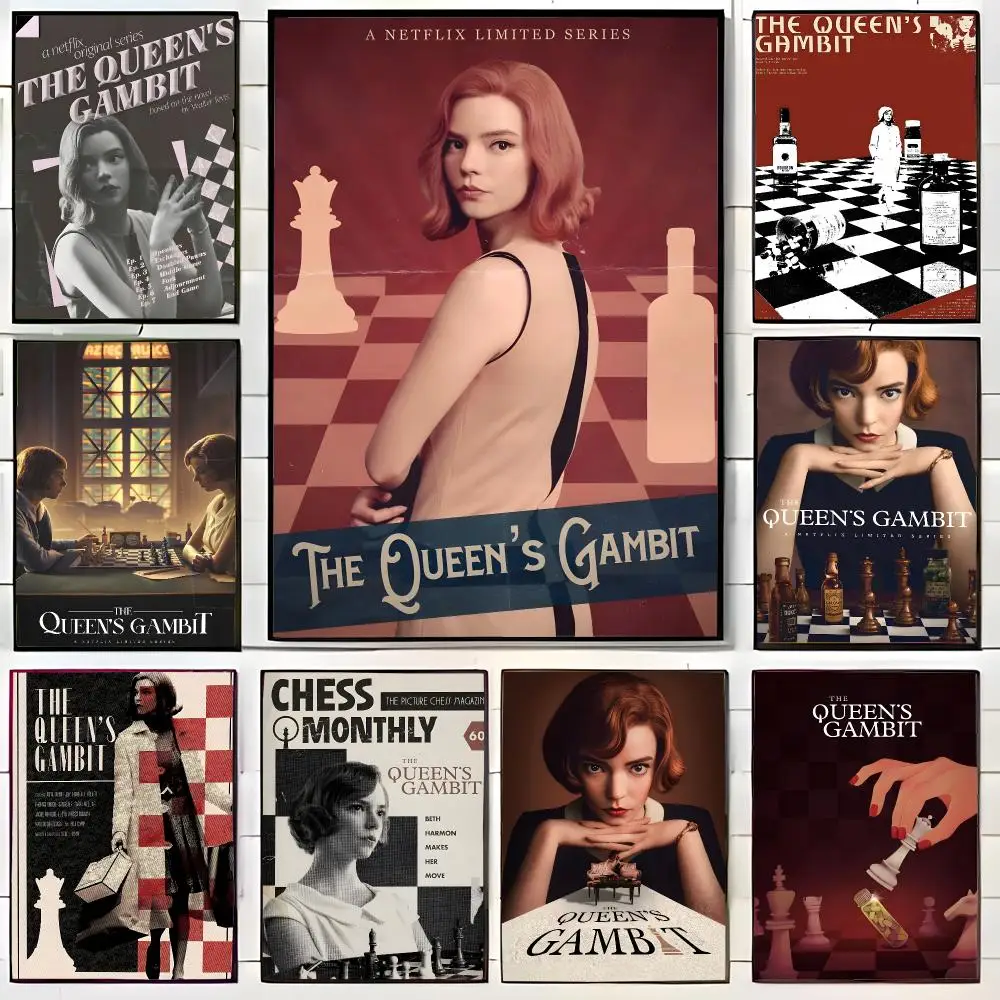 Clever Series T-The Queen's Gambit Poster Wall Art Print Decorative Mural Home Decor Gift Unframed