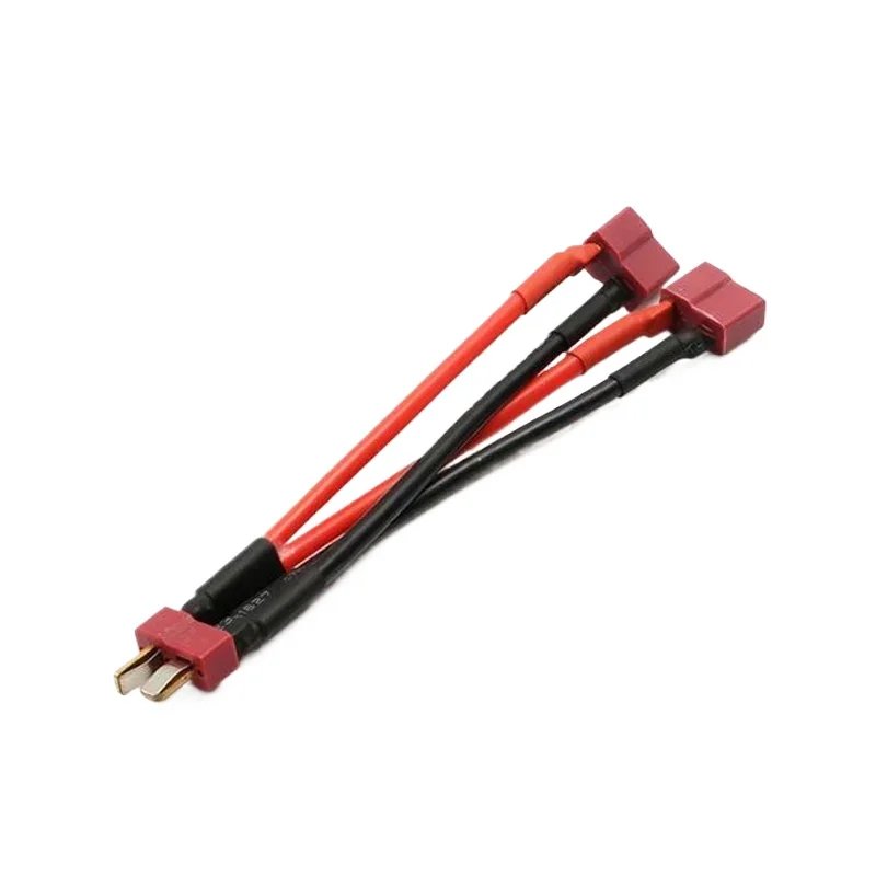T Plug Harness แบตเตอรี่แบบขนานสายเชื่อมต่อ Dual Extension Y Splitter ซิลิโคนสําหรับ Rc DIY Quadcopte FIXED Wing รุ่น