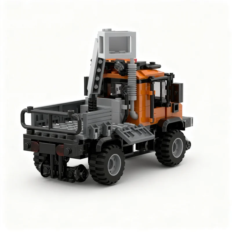271pcs MOC City Trains UniMog Rail Unit Model Toy Building Blocks Construction Christmas Gift Idea Brick Kids Creative Assemble