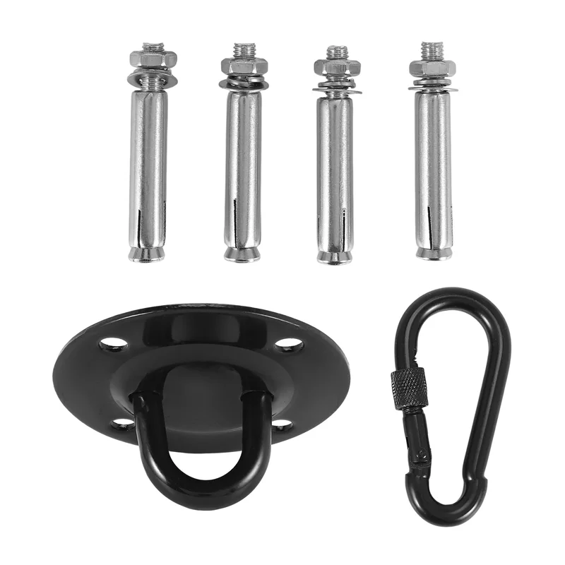 ODIES-2X 천장 후크 행잉 체어, 400KG 천장 후크, 360도 °   회전식 브래킷, 천장용 스윙 후크, 해먹, 펀칭백