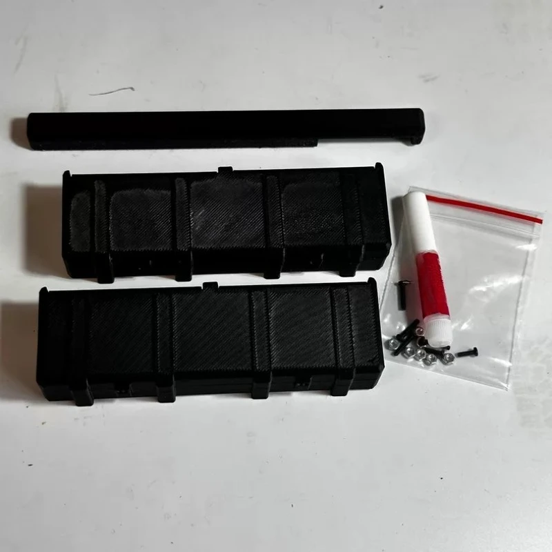 MN300 1/12 RC Crawler Magnetic Openable Suitcase Trunk Decoration Accessory Side Awning Upgrade Parts No-Drilling Install