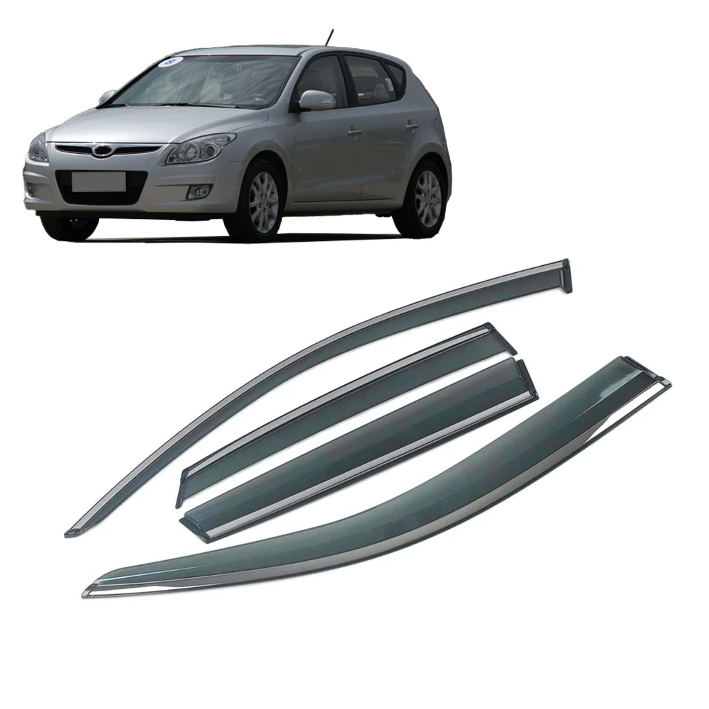 

For HYUNDAI I20 I30 Car PC Window Deflectors Sun Shade Rain Guard Visors Shield Shelter Protector Sticker Exterior Accessories