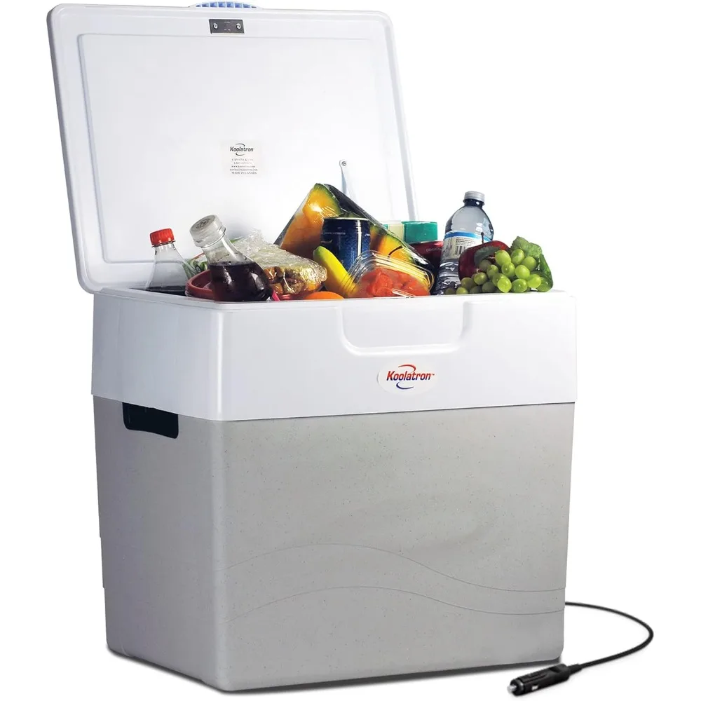 

Electric Cooler & Warmer with Handle |52 Quart (49 L) Portable Thermoelectric Fridge for Vehicles & Trucks| 110V AC Power