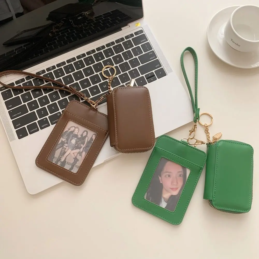 

Retro Korean Style Women Short Wallet Short Clutch Purse Coin Pouch Multi-function Zipper Card Bag Card Storage Bag