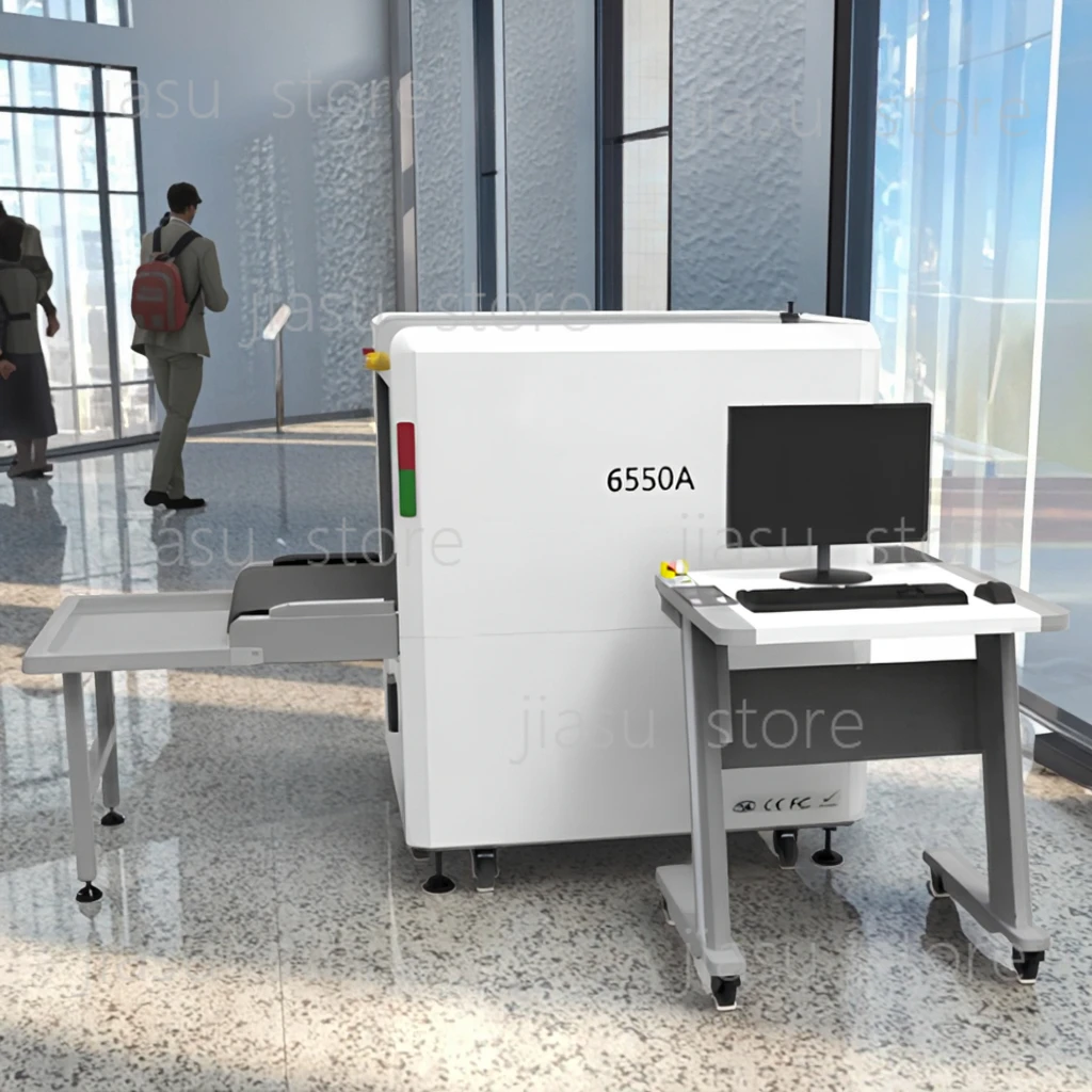 SD-6550A Tunnel size 650 * 500mm AI detection technology Security inspection X-ray baggage scanner