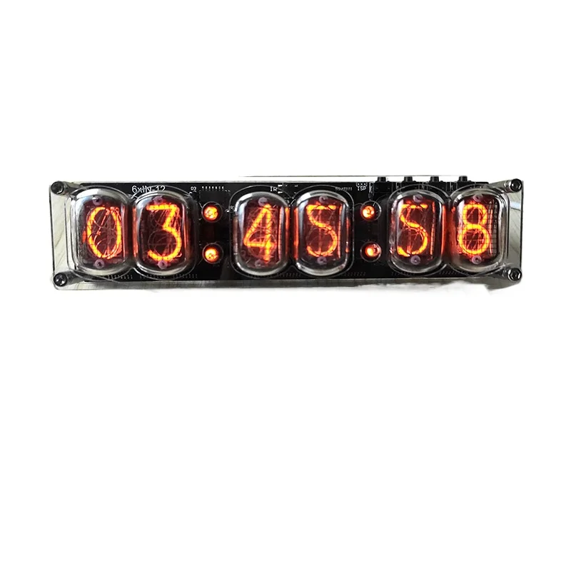 

6-digit IN-12 glow tube clock IN12 nixie clock