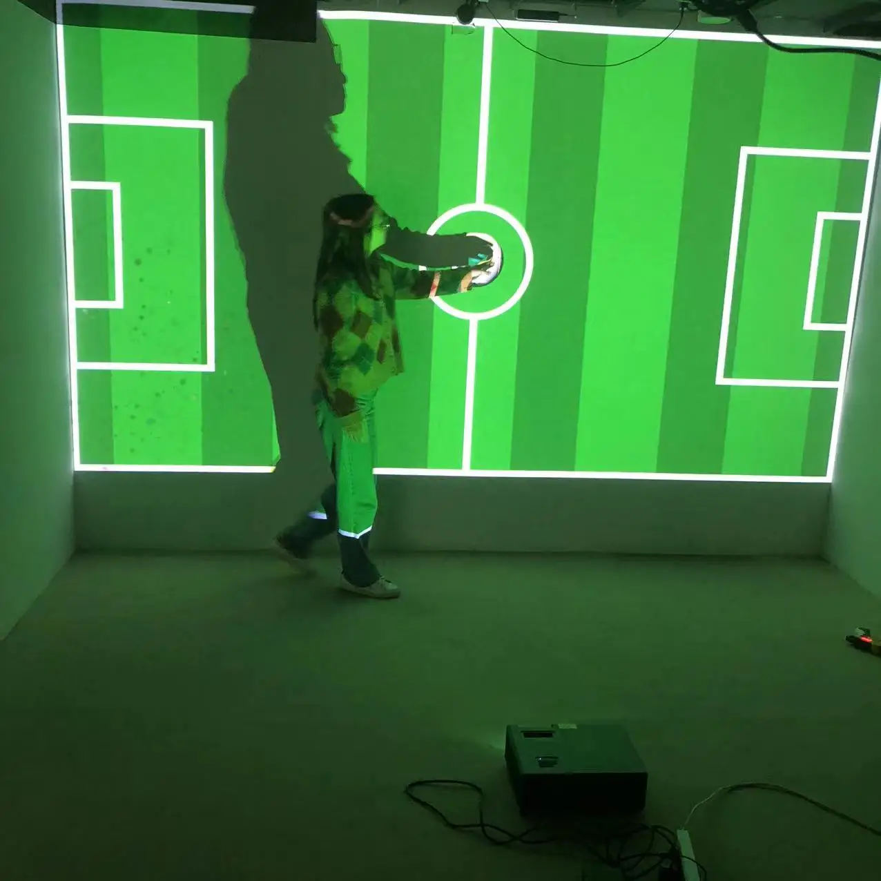 Microprocessor Ball Games Led Dance Floor Interactive Wallpaper