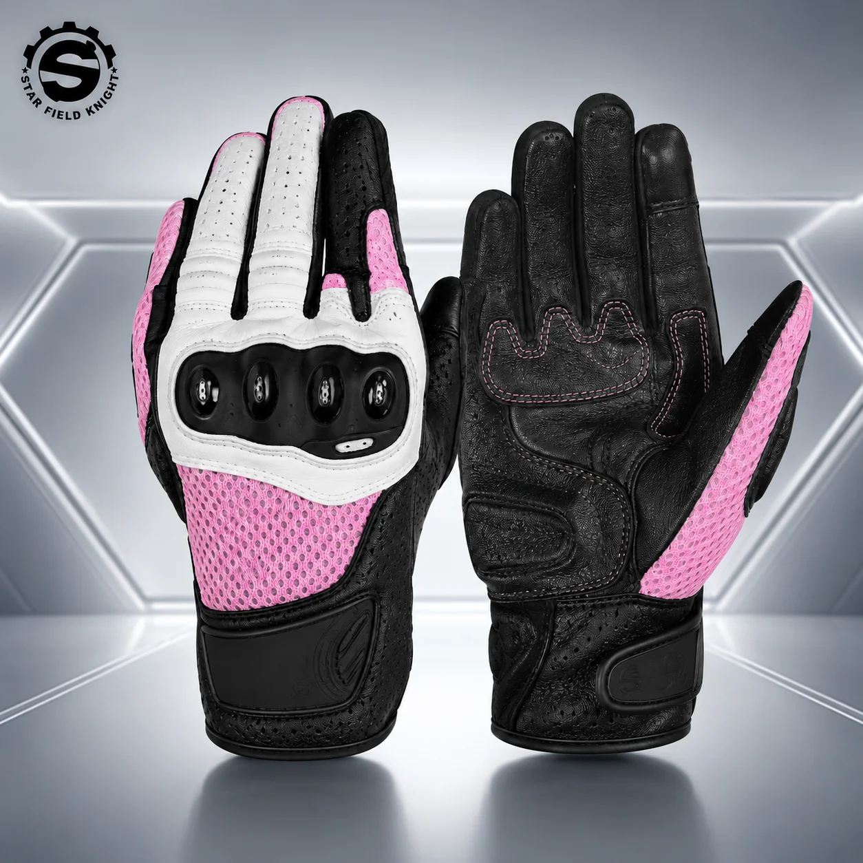 Motorcycle Glove Knuckle - Guantes de Motociclismo para Mujer STAR