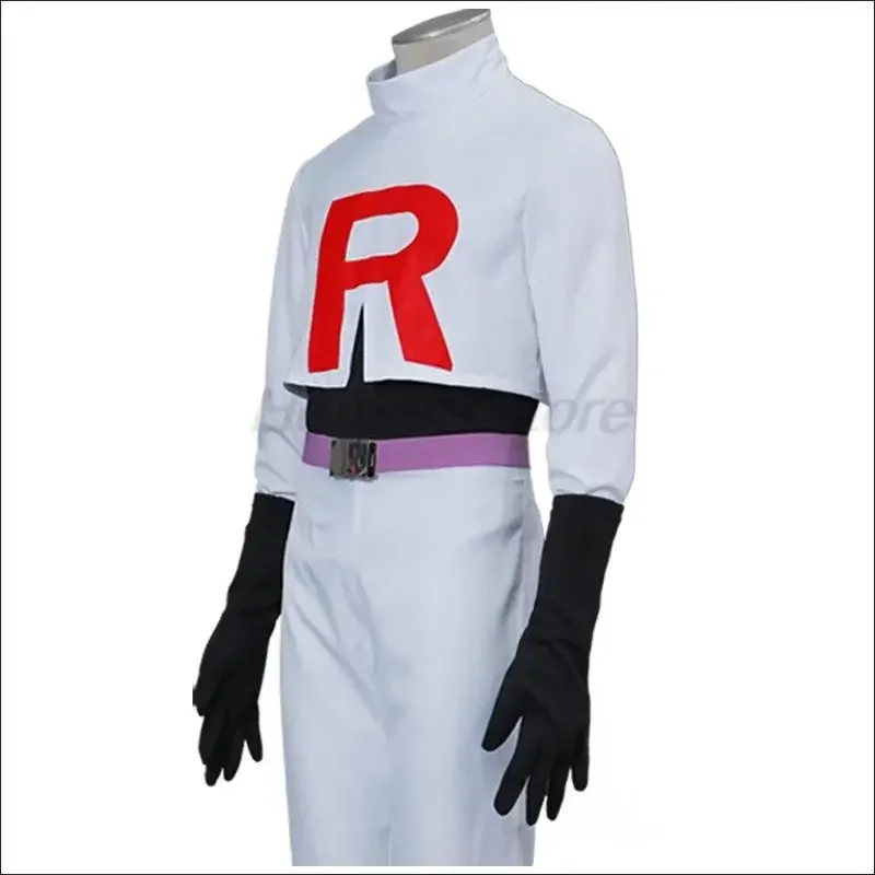 Anime Cosplay Costume for Adult Rockets Team Jessie Musashi James Kojirou Halloween Cosplay Costume Full Set Game Accessories