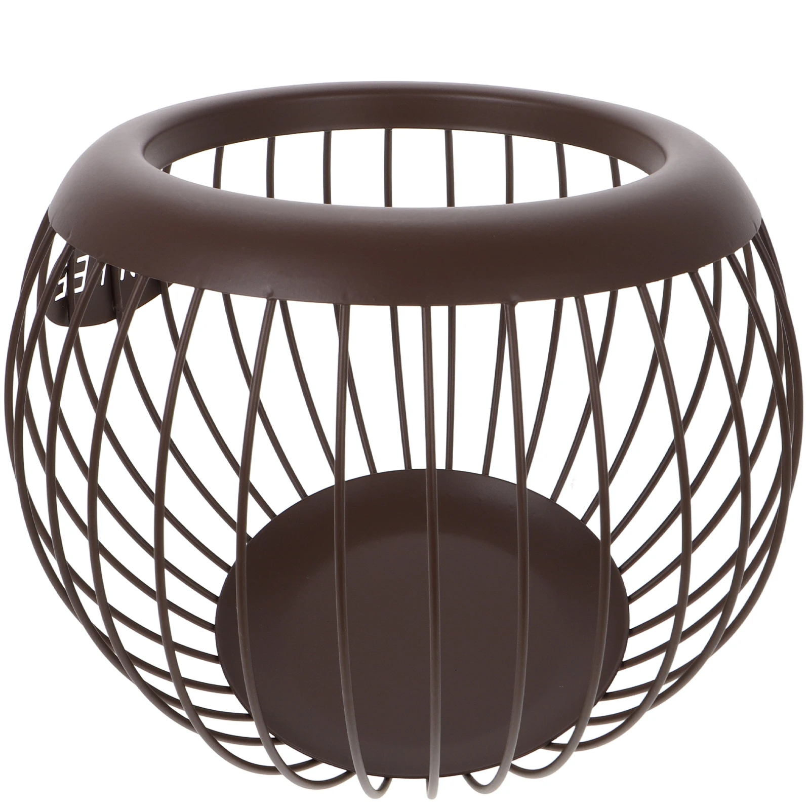

1Pc Coffee Holder Fruits Baskets Multifunctional Storage Rack Metal Wire Basket Kitchen Decor Versatile Use Durability