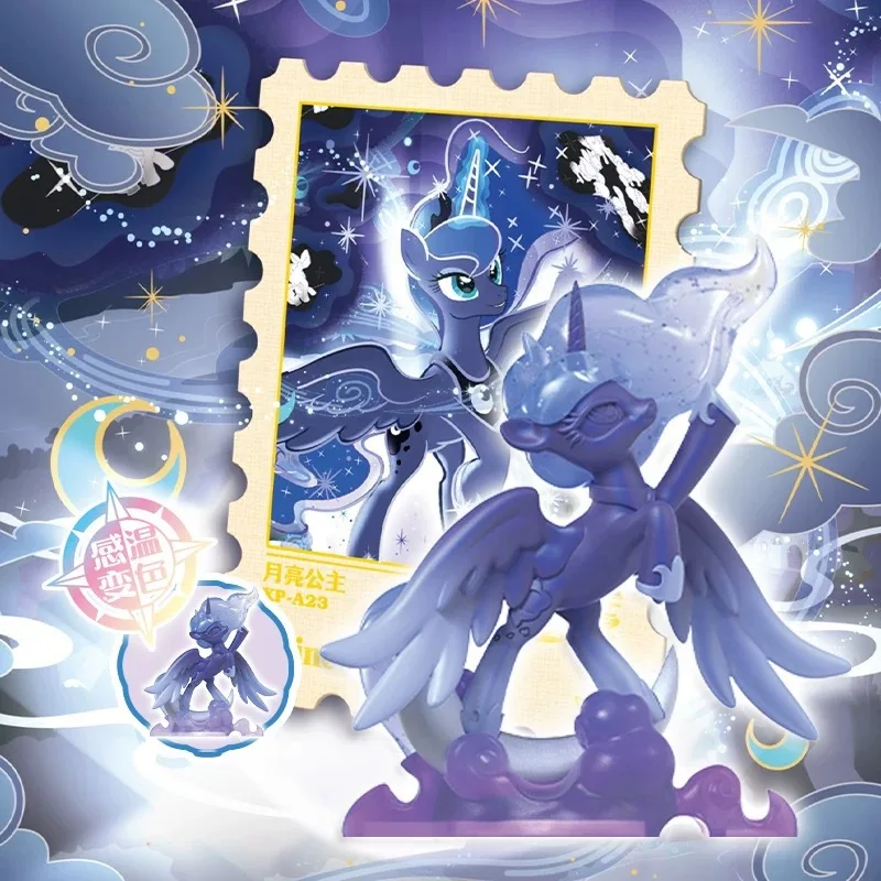 Magiczna gumka do ścierania My Little Pony - Pudełko niespodzianka - Świecąca w niebie kreatywna gumka bez chipu, modna kolekcjonerska ozdoba na biurko