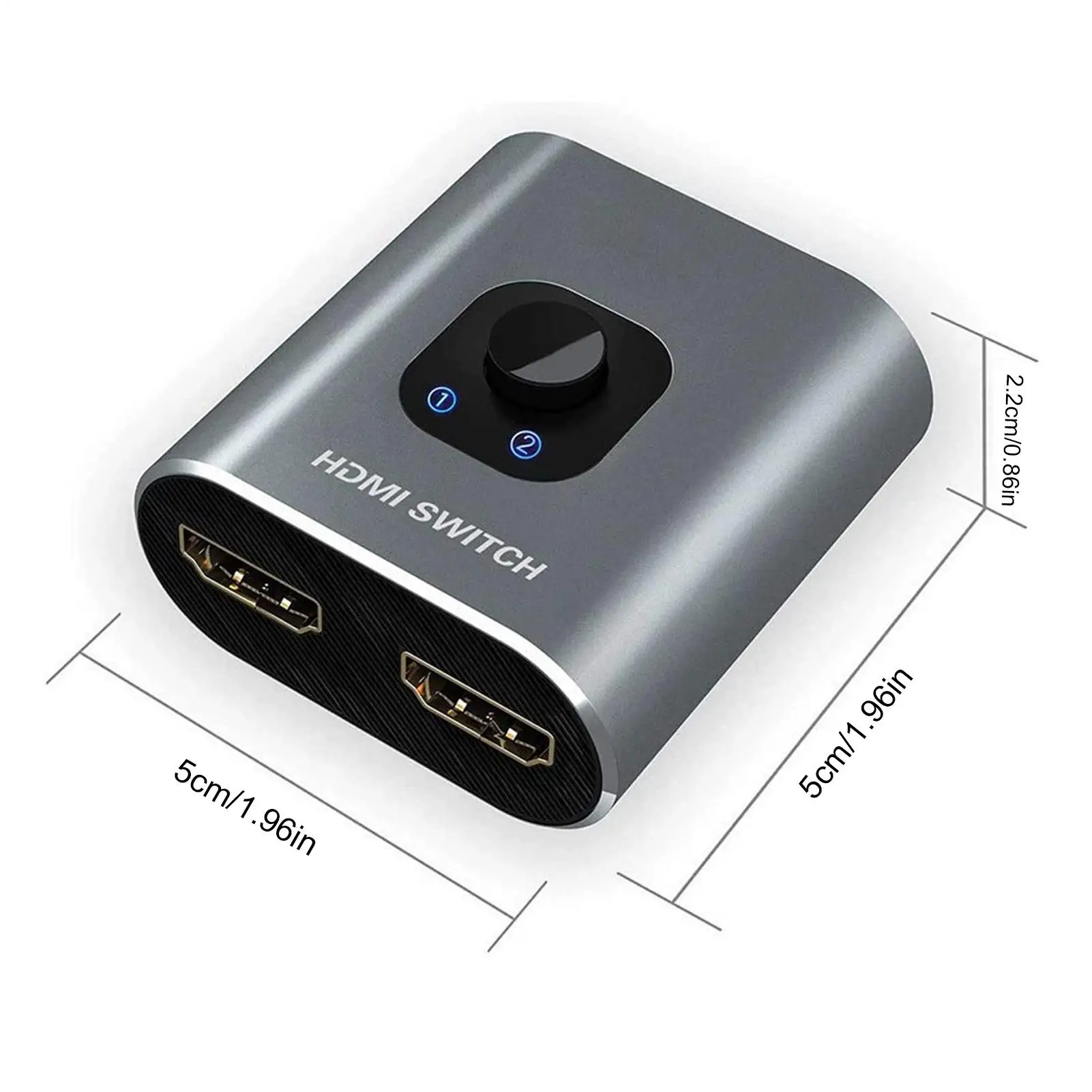 디스플레이 스플리터 2인 1아웃 어댑터 커넥터 플러그 앤 플레이 디스플레이 포트 스플리터 PC 노트북 모니터 TV 홈 워크 스튜디오용