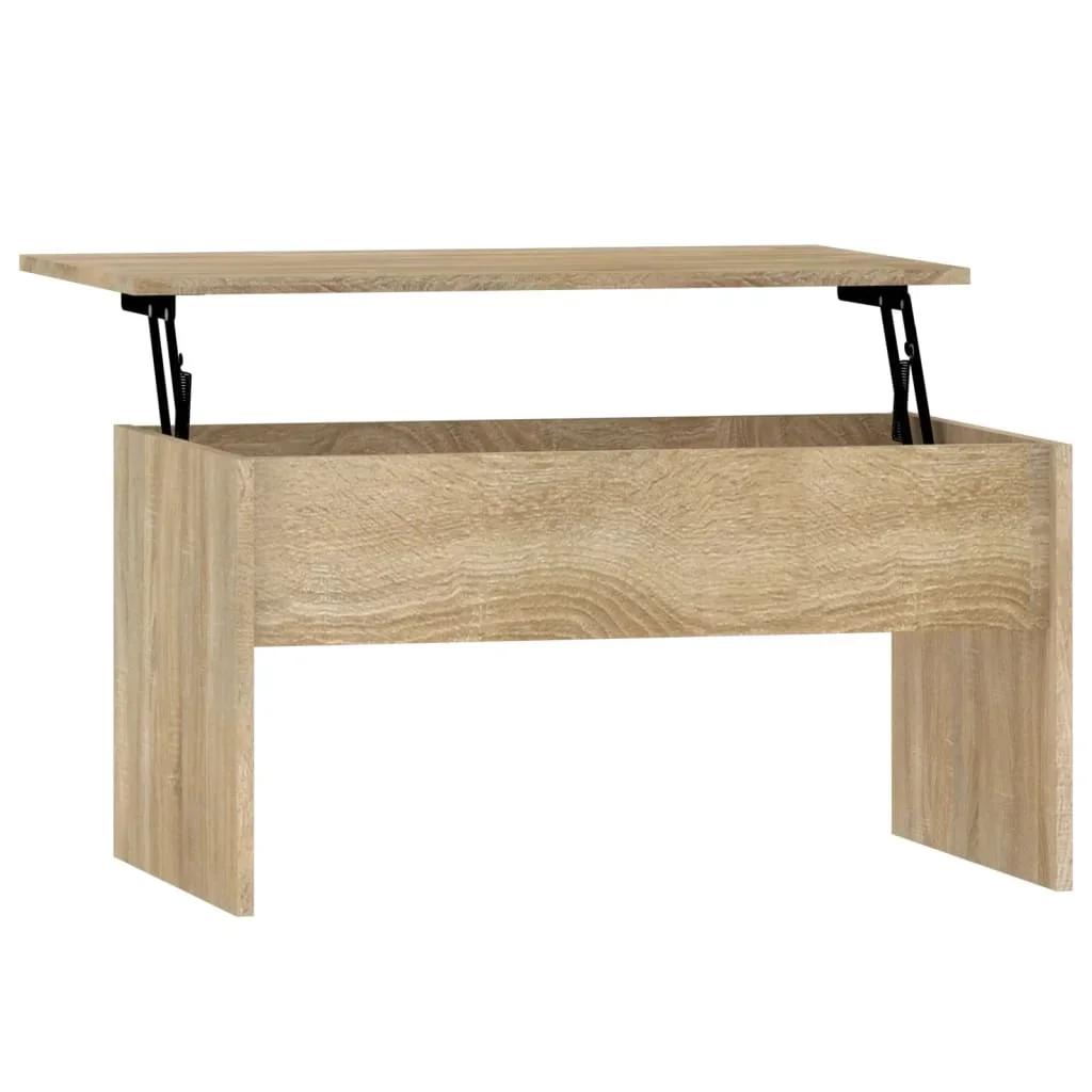 Coffee Table oak sonoma 80x50,5x41,5 cm wood engineering Nordic coffee Table for living room side coffee Table