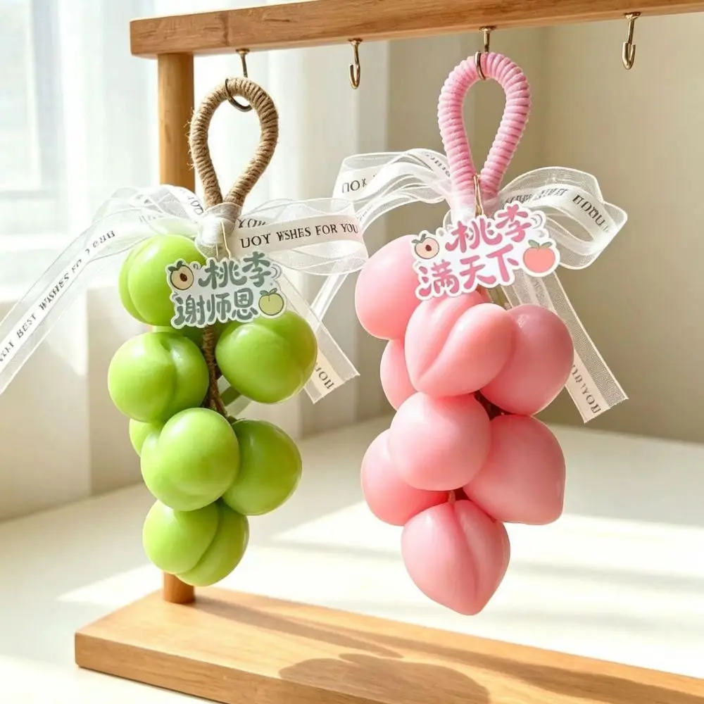Gifts Fruit Shape Fruit Shaped Soap Handmade Ribbon Decor Essential Oil Soap Decorative Soap Soap Gift Box Gift Giving