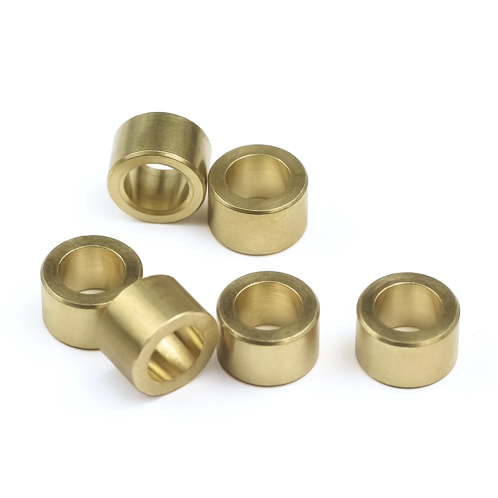 20Pcs M5 Copper Spacer 5.1x8x5mm Round Brass Standoff Bearing Sleeve Base Bushing Gasket Washer for CNC 3D Printer Parts Tools