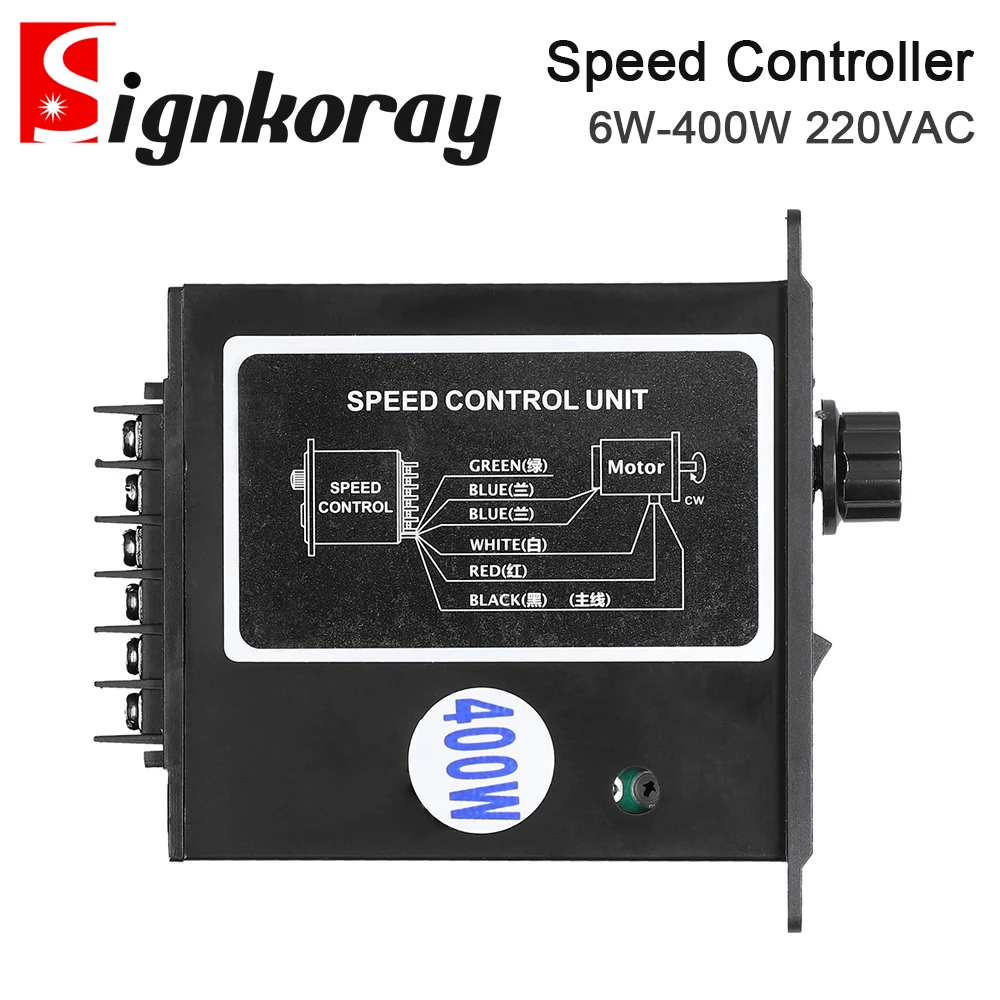 Signkoray-サーボモーター用モーター速度コントローラー、スピードレギュレータースイッチ、us-52、us-52、ac 220v、50hz、60hz、90-1400r/min、160-400w