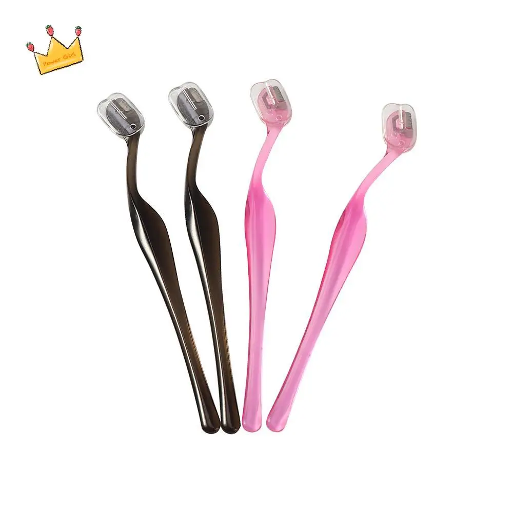 2 uds belleza fácil de usar herramientas de maquillaje portátiles maquinilla de afeitar para cejas herramientas cosméticas recortador de cejas