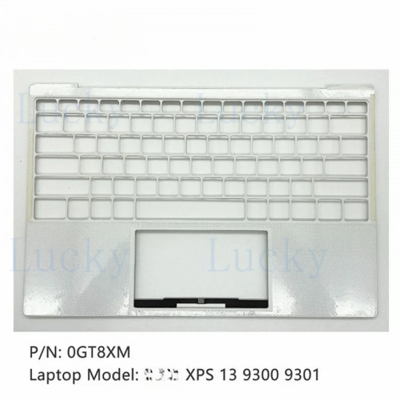 

f New 0Y75C4 0GT8XM For DELL XPS13 9300 9310 Palmrest KB Bezel Upper Case C Cover