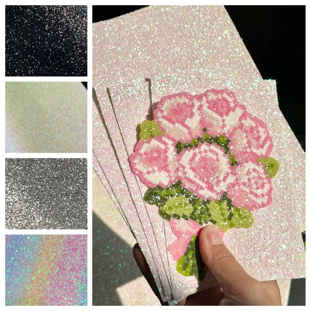 

5/10 шт. термомозаика ( Fuse Beads) с радужным блеском, тканевые, глянцевые, нелипкие, термостойкие, для глажки, устойчивые к высоким температурам