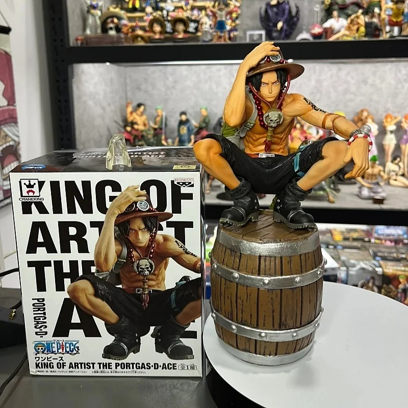 In Stock Bandai Original Animation One Piece Koa Art King Crouching In The Aisi Desert Chapter Remastered Scenery Model Gifts