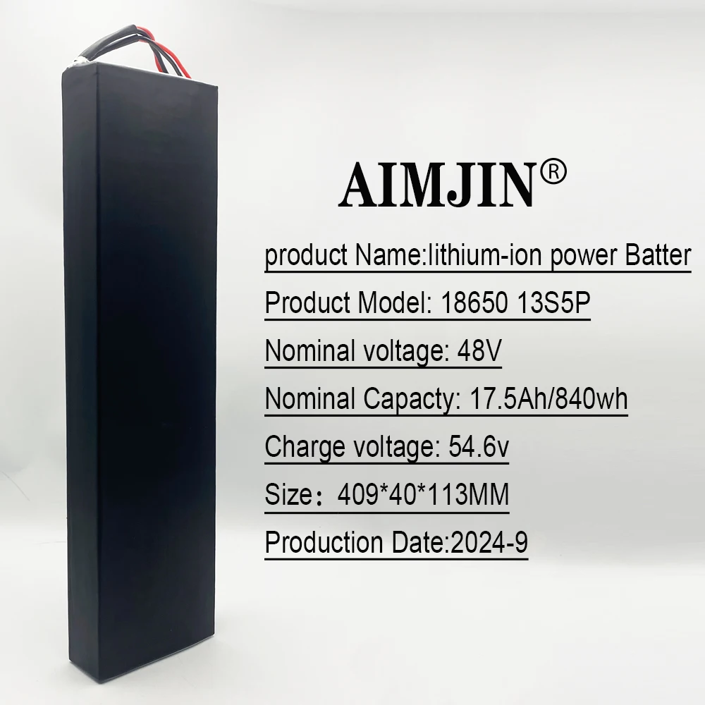 48V Lithium Battery pack 17500mAh Scooter Battery for Kugoo X1/X1 Plus 48V with BMS