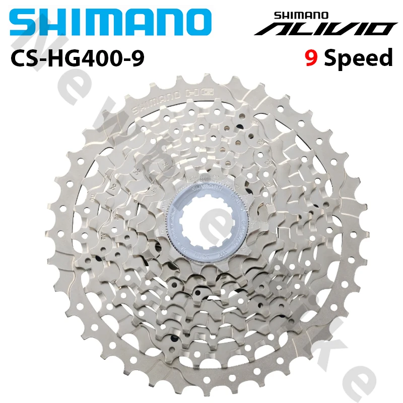 Shimano Alivio M4000 HG400-9 9 Speed Bike Cassette MTB Mountain Bicycle Freewheel HG400 9S 11-25T 11-28T 11-32T 11-34T 11-36T