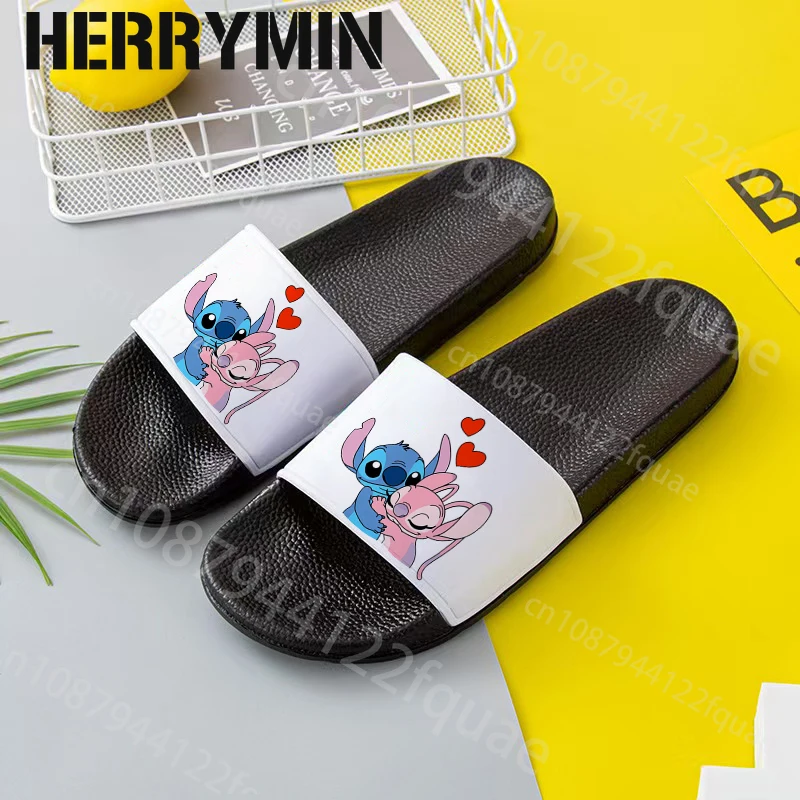 Stitch New Printing Slippers woman men Summer Anti-Slip Outdoor Casual Light Beach Sandals Household cute boy Students Slippers