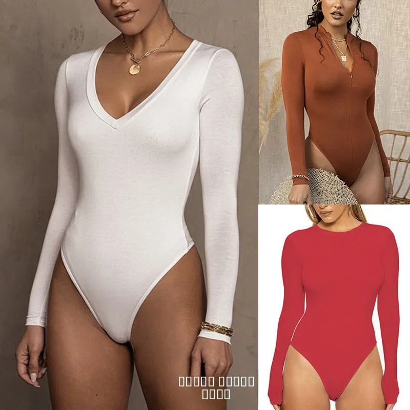 

Новый женский сексуальный комбинированный костюм-двойка 2024 года с длинными рукавами, китайский бренд, из искусственной кожи (PU)