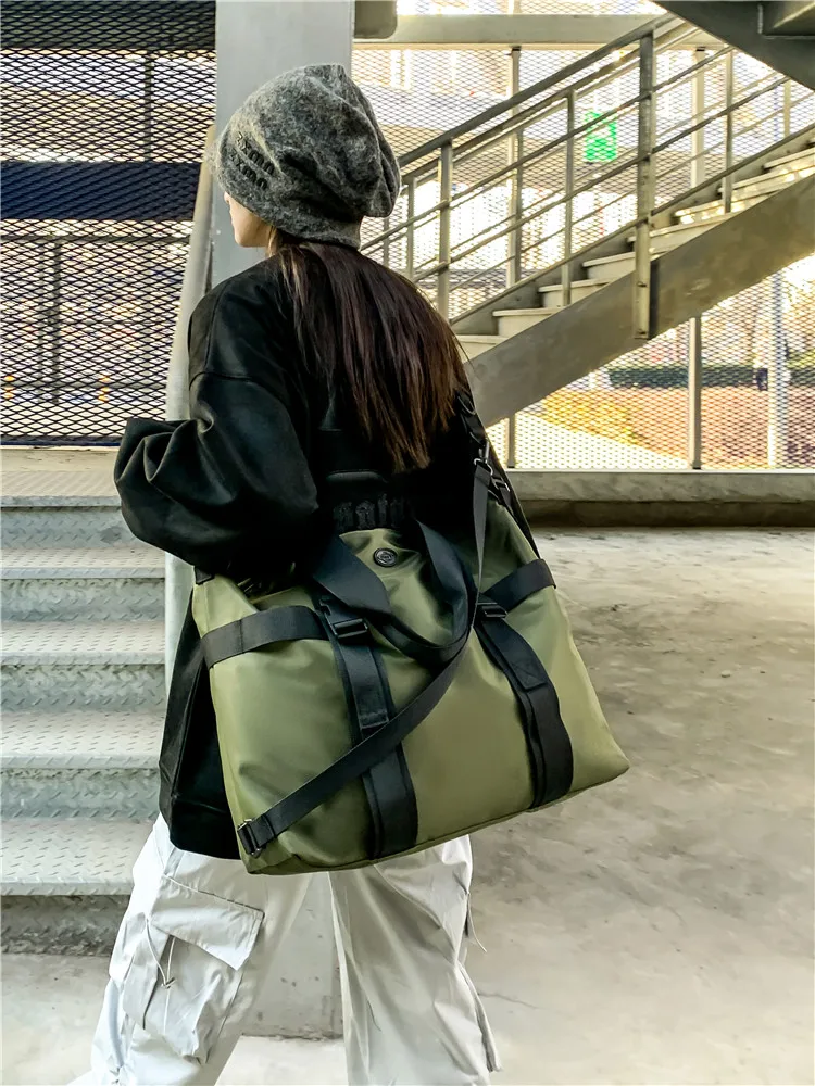 

Модная большая сумка через плечо Capaci, многофункциональная сумка Menger, сумка для ноутбука для мужчин и женщин, повседневная сумка в уличном стиле