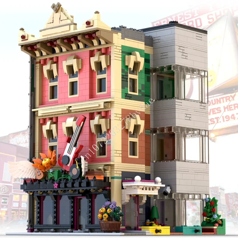 4711PCS The Songstitcher Modular MOC Creative street view Model Building Blocks Architecture DIY Education Assembly Toys Gifts