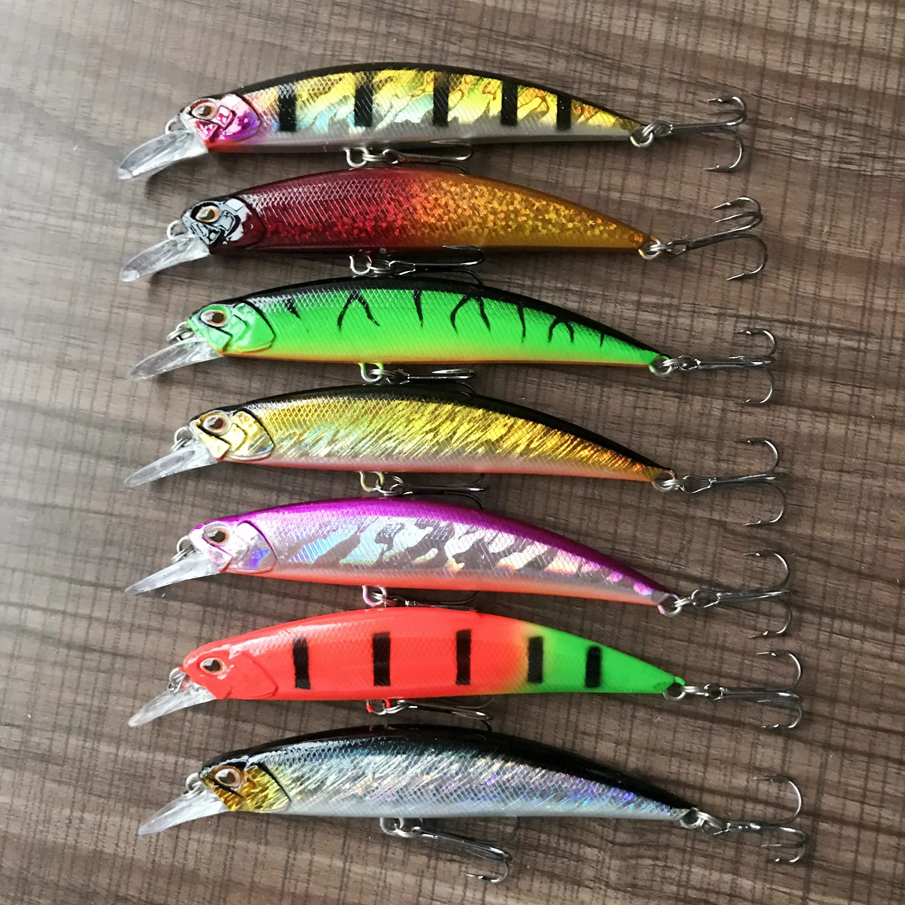 1Pc Sinking Minnow Fishing Lure Wobblers 11cm 15.6g Built-in lead Artificial plastic Hard Bait Crankbait Fishing Tackle