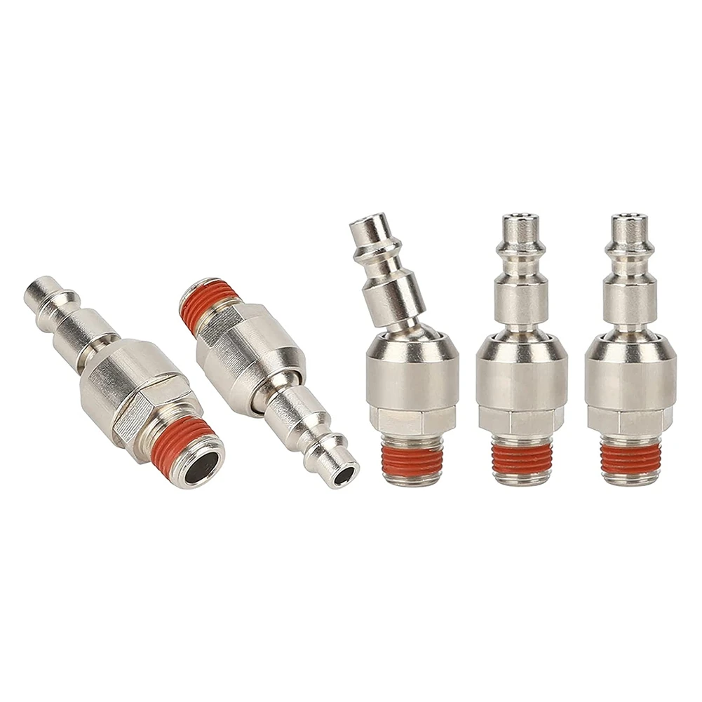 A88M 1/4 بوصة قابس هواء دوار، تركيبات أدوات الهواء، 1/4 بوصة NPT ذكر قابس دوار صناعي، تركيبات هواء 1/4 بوصة وقابس