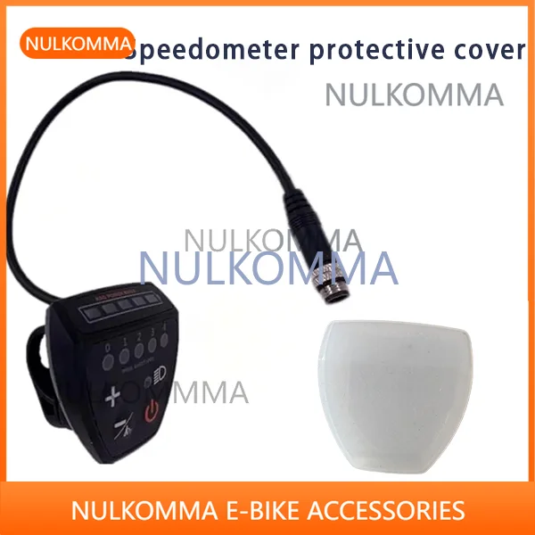 NULKOMMA Waterproof Transparent Silicone Cover For Rad Power Bikes Ebike E-Bicycle Control Panel Instrument Protective Shell