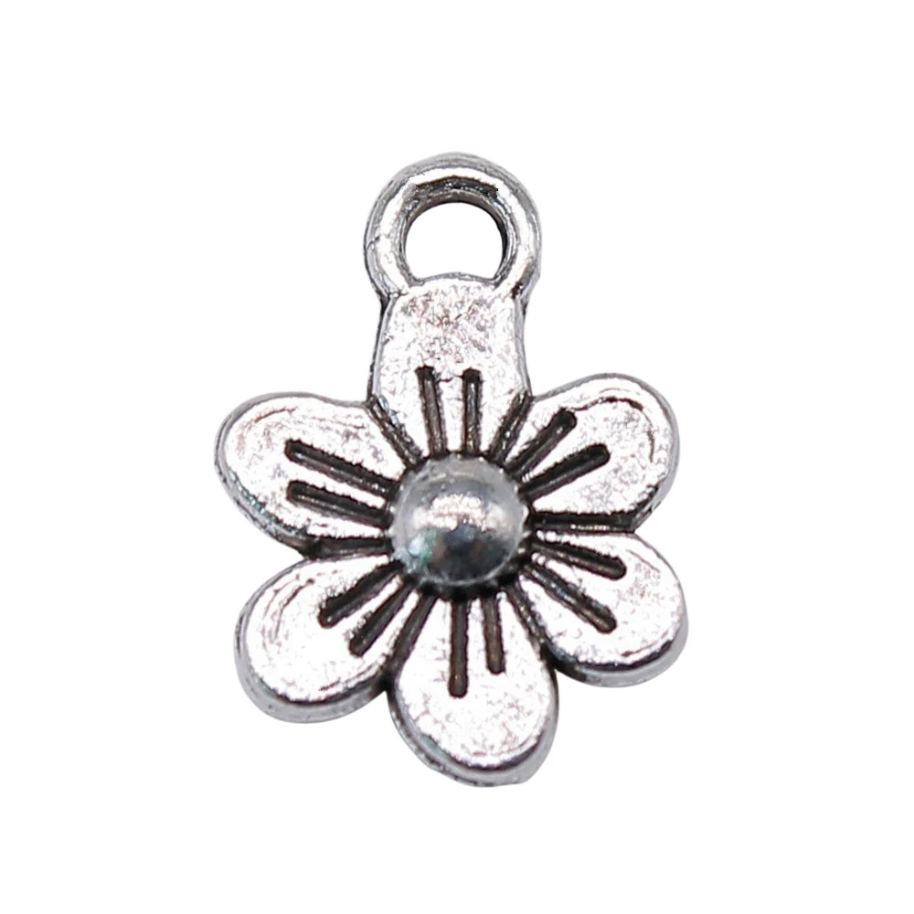 Women Accessories Flowers Charms Jewellery 12x9mm 20pcs