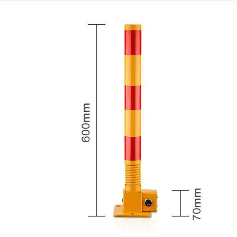 Espessamento Anti-Colisão Móvel Estrada Pilha Garagem Estacionamento Pilha, Coluna de Bloqueio Do Espaço De Estacionamento, Bloqueio De Solo