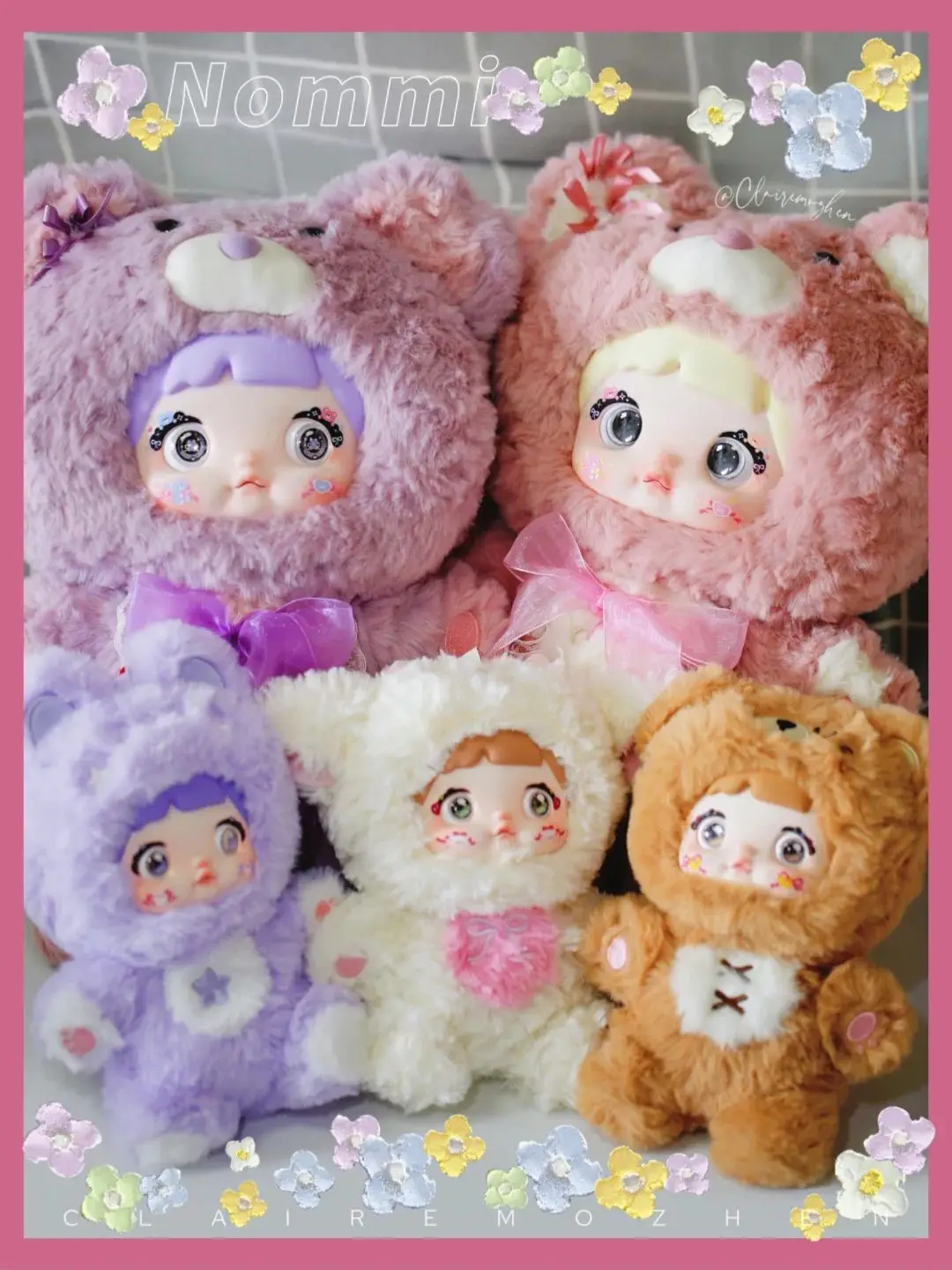 

Nommi Goodnight Bear 400% Mega Plush Blind Box — гибридная коллекционная фигурка Kawaii, ультра-мягкий подарок для девочек