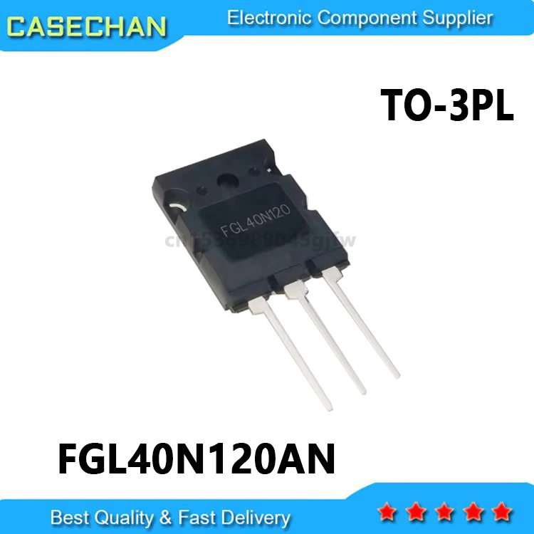 5PCS  FGL40N120 FGL40N120AN FGL40N120 40N120 TO-3PL 40A 1200V