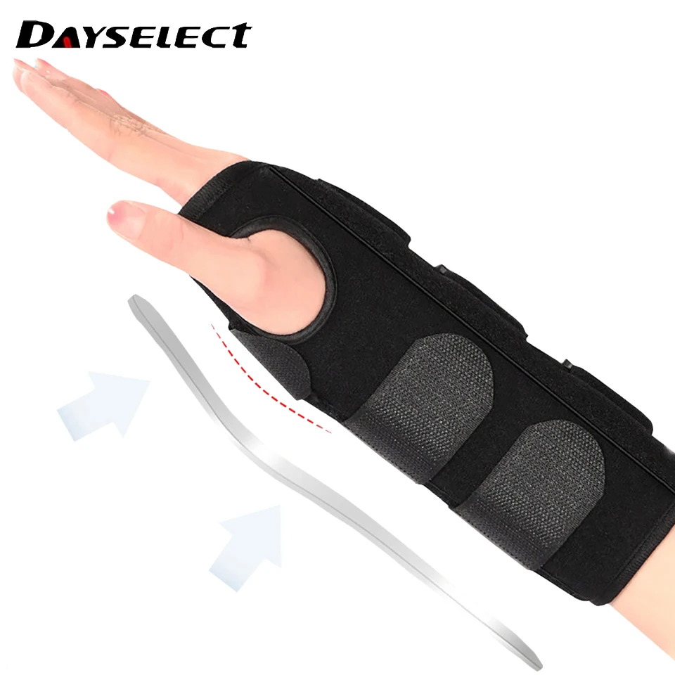 

1PCS Wrist Brace for Carpal Tunnel Relief Night Support 3 Aluminum Plate Supports Adjustable Wrist Support Splint Bracket Fixed