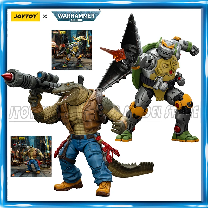 

[Пред заказ] JOYTOY TMNT 1/18 Фигурка Черепашки Ниндзя Черепашки Кожаная голова Фигурки Metalhead Игрушки