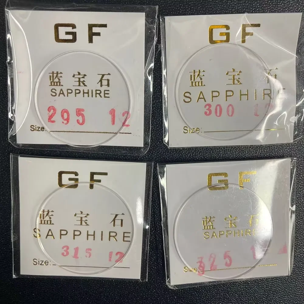 Flat Thick 1.0/1.2/1.5/2.0/2.5/3.0 mm Diameter 24 - 40.5mm Replacement Flat Watch Transparent Crystal Sapphire Glass Watch Parts