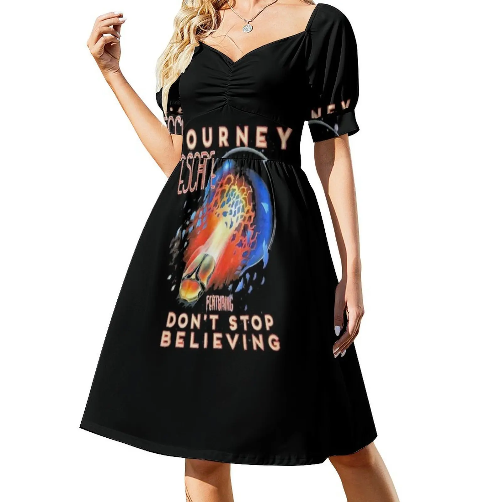 رحلة الهروب Legendaris-لا تتوقف عن الإيمان على شكل قلب فستان أنيق للحفلات الصيفية للنساء رحلة الهروب #2