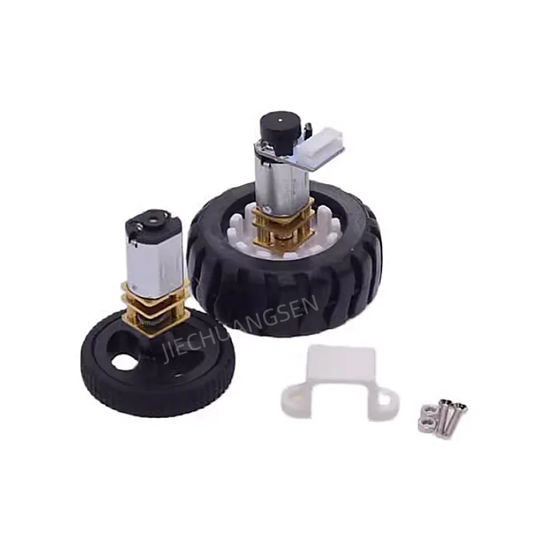 N20 Smart Car Chassis Roboter Kit Getriebe motor Halterung Räder 3 v6v12v kleiner Motor