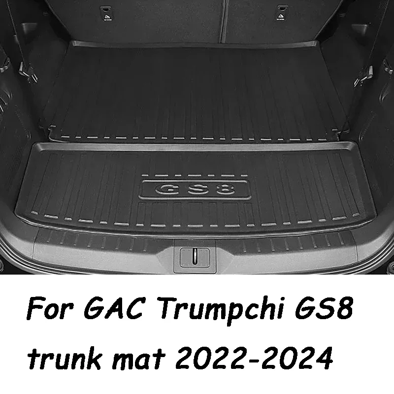 

Trunk Mat For GAC 2022 2023 2024 Trumpchi GS8 Protective Car Full Cover Odorless Anti-Slip High Wall Accessories 2PCS