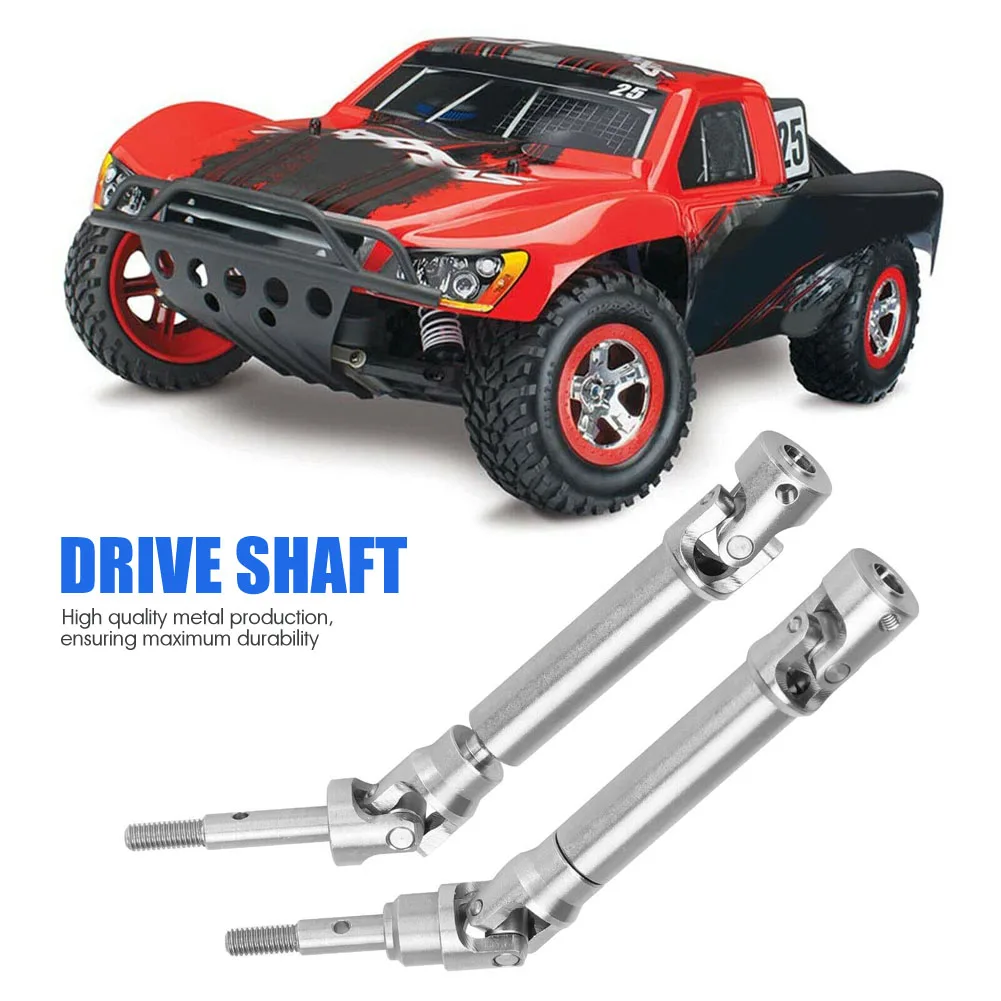 4Pcs/set Steel Front and Rear Drive Shaft Spline CVD for 1/10 Traxxas Slash Rustler Stampede VXL 4X4 2WD RC Car Upgrade Parts